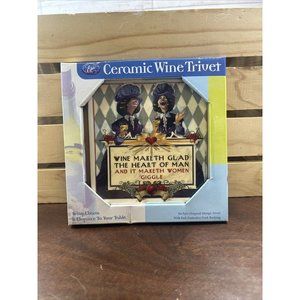 Whimsical Epic Ceramic Trivet Decorative, Functional Unique Funny Giggly Women!